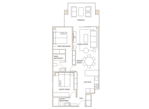 Plan of the apartment