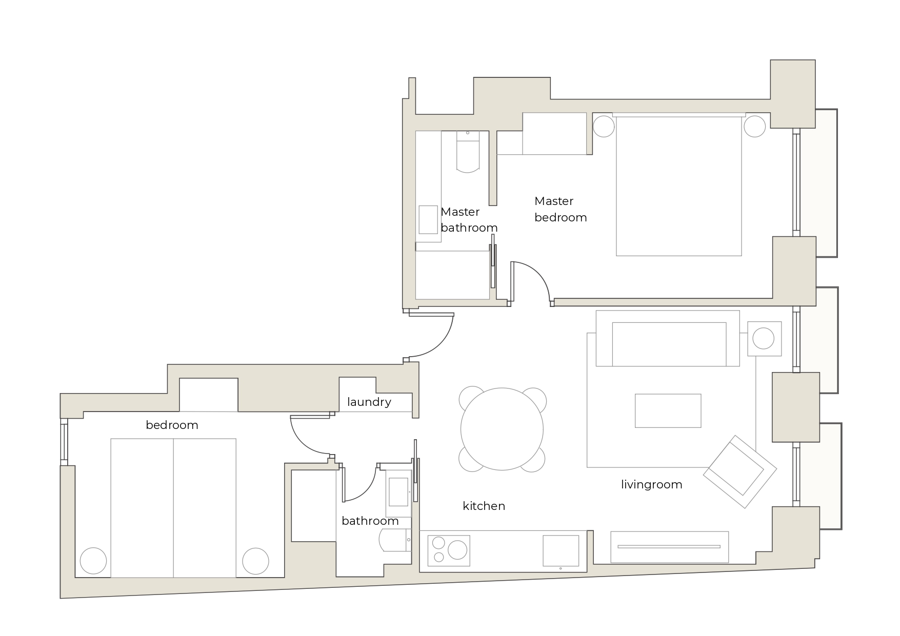 Plano del apartamento