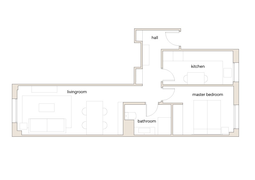 Plano del apartamento