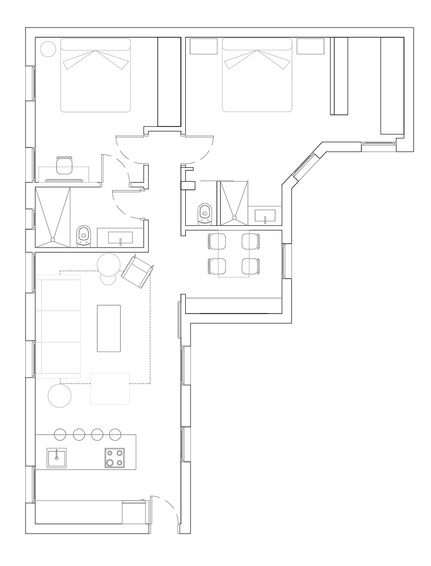 Plano del apartamento