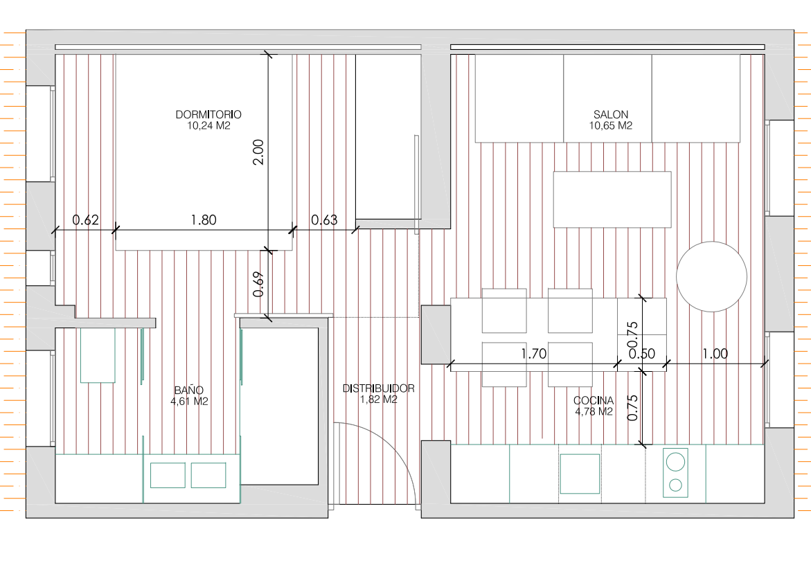 Plano del apartamento
