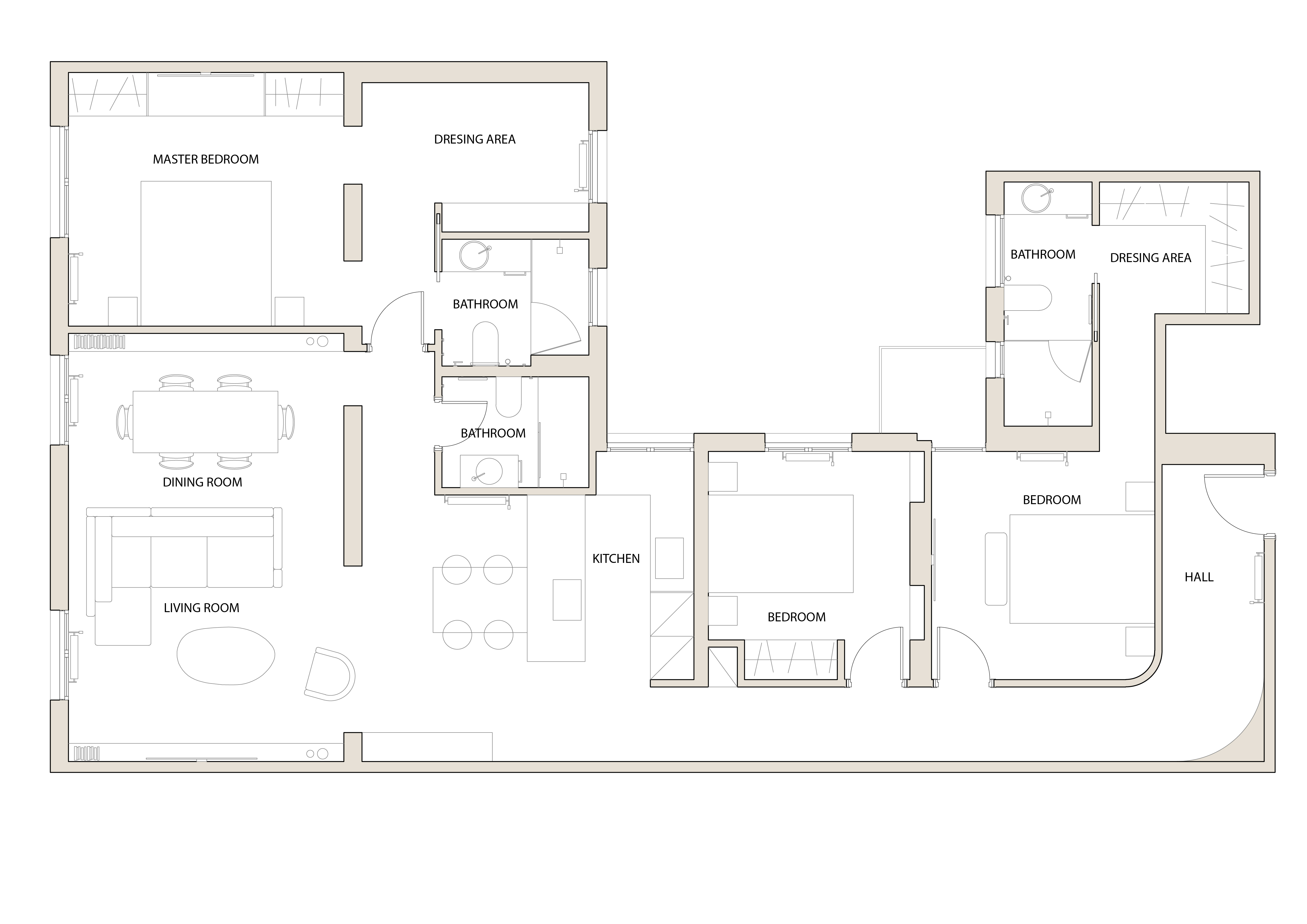 Plano del apartamento