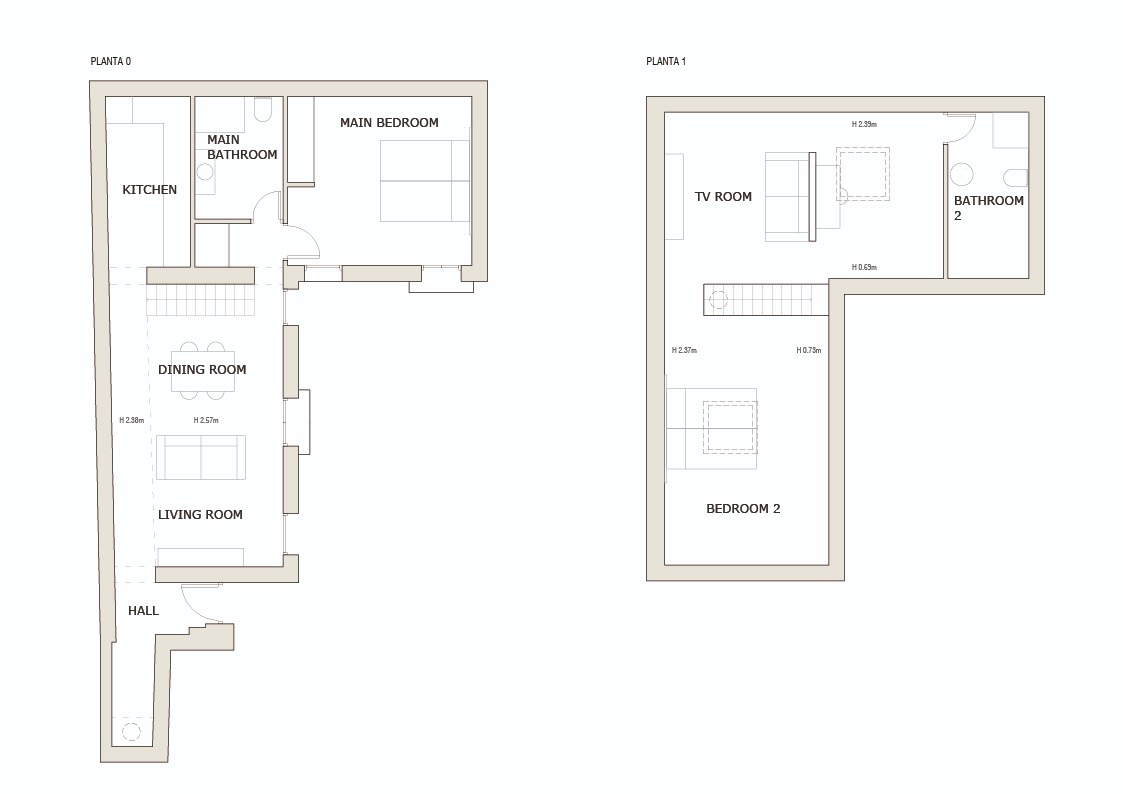 Plano del apartamento