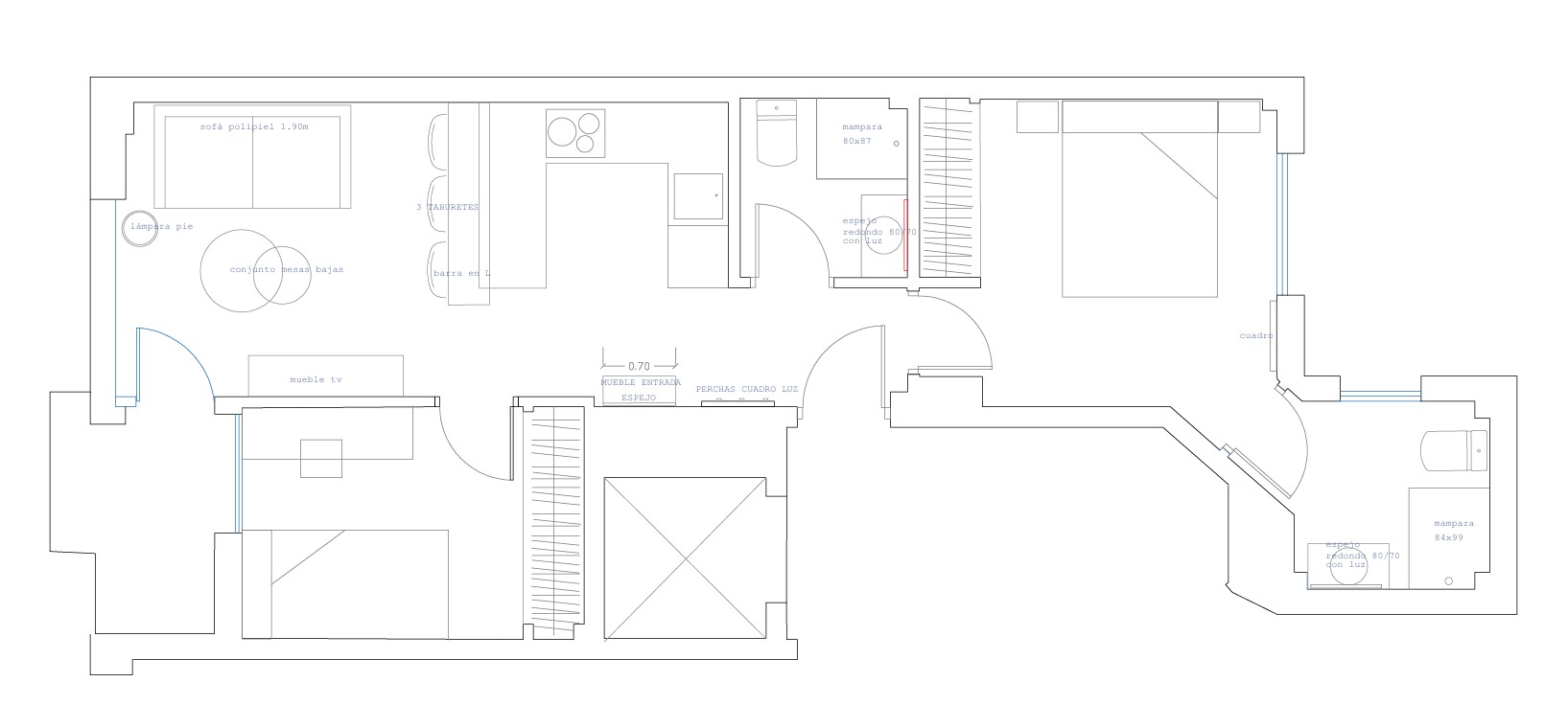 Plano del apartamento
