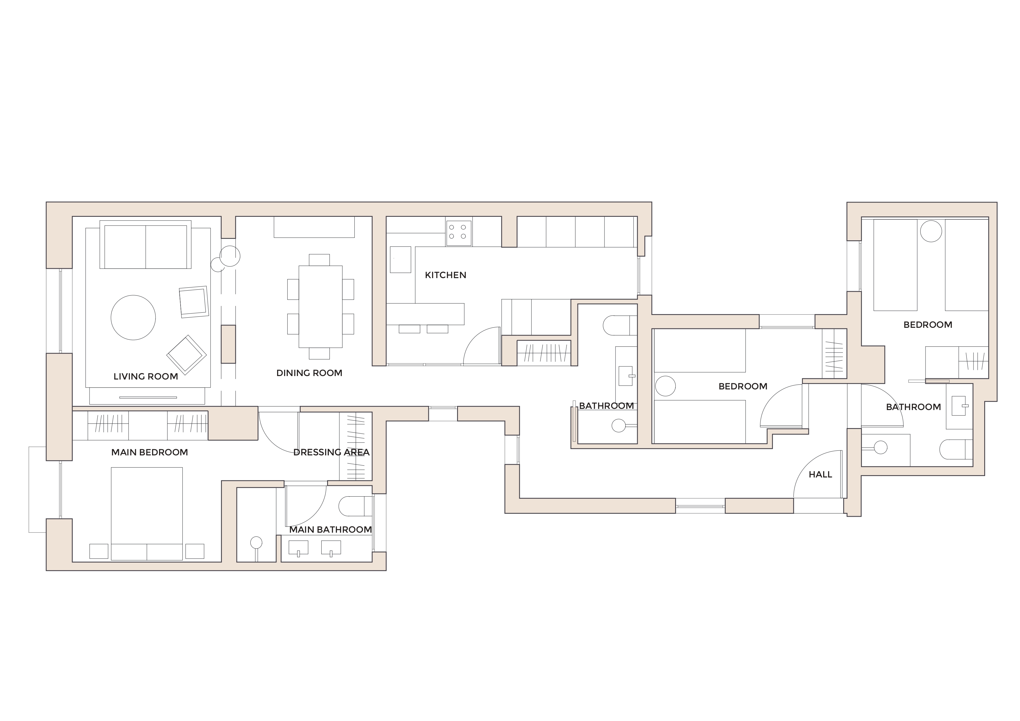 Plano del apartamento