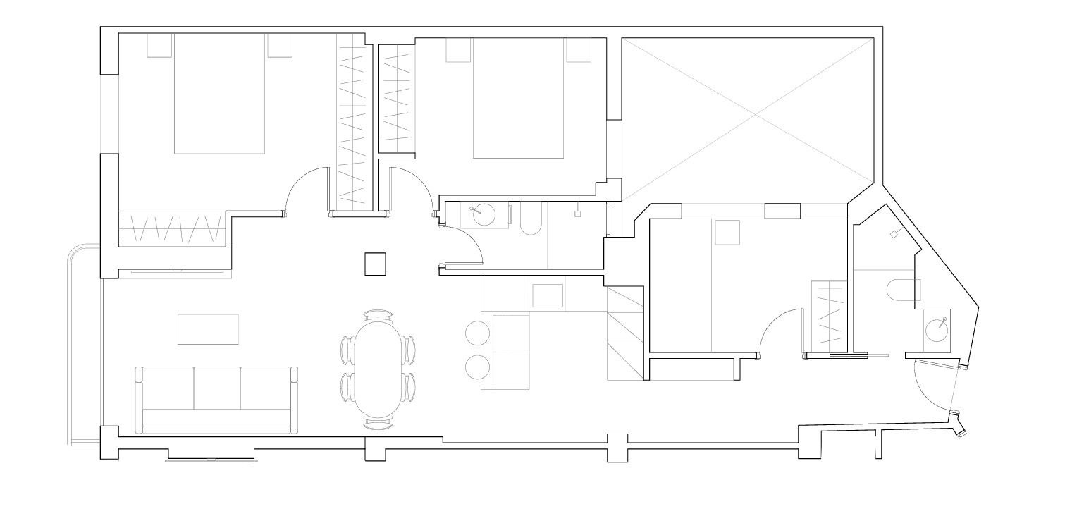 Plano del apartamento