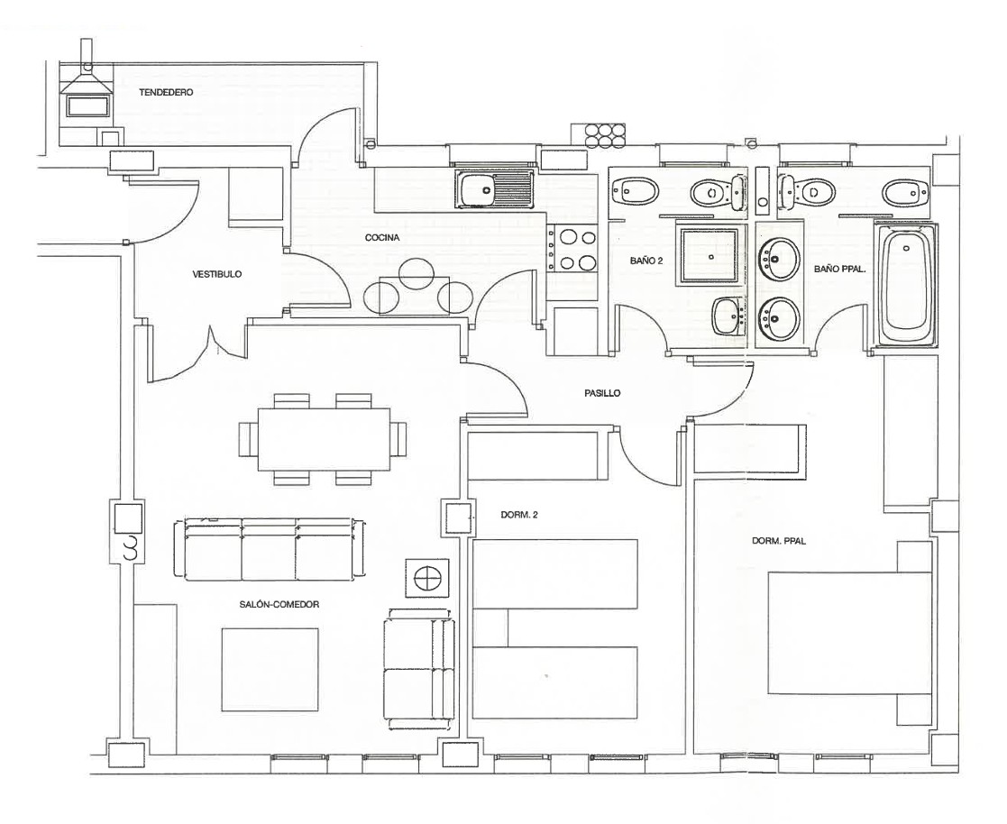 Plano del apartamento