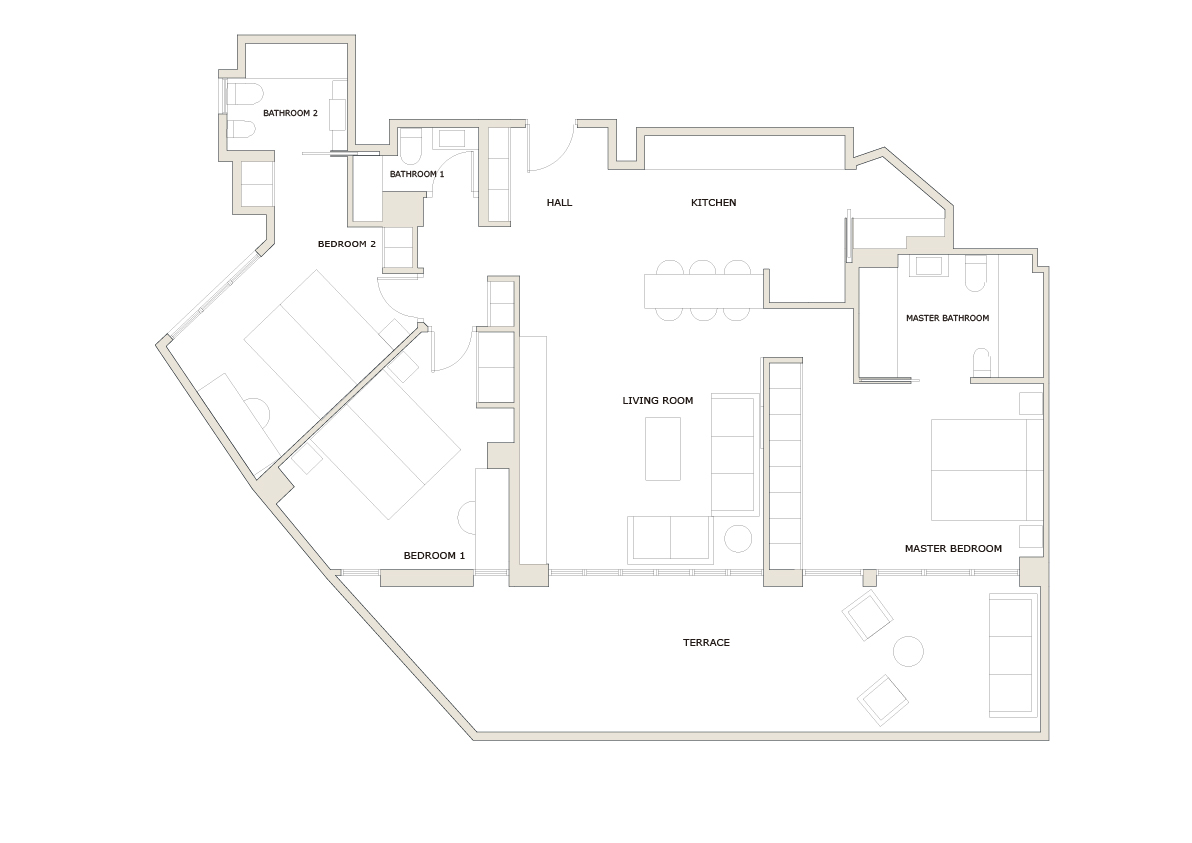 Plano del apartamento