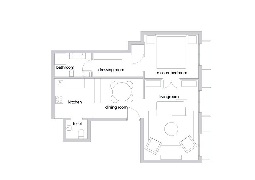 Plano del apartamento