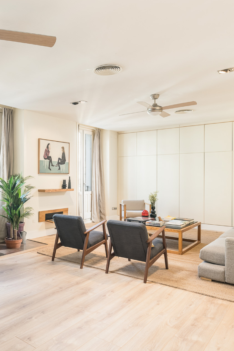 Exclusivo y luminoso apartamento en alquiler en Madrid Centro