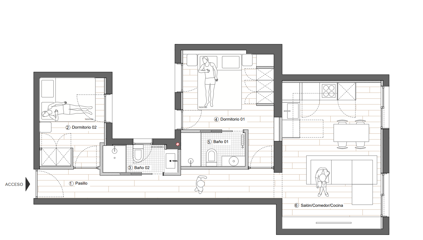 Plano del apartamento