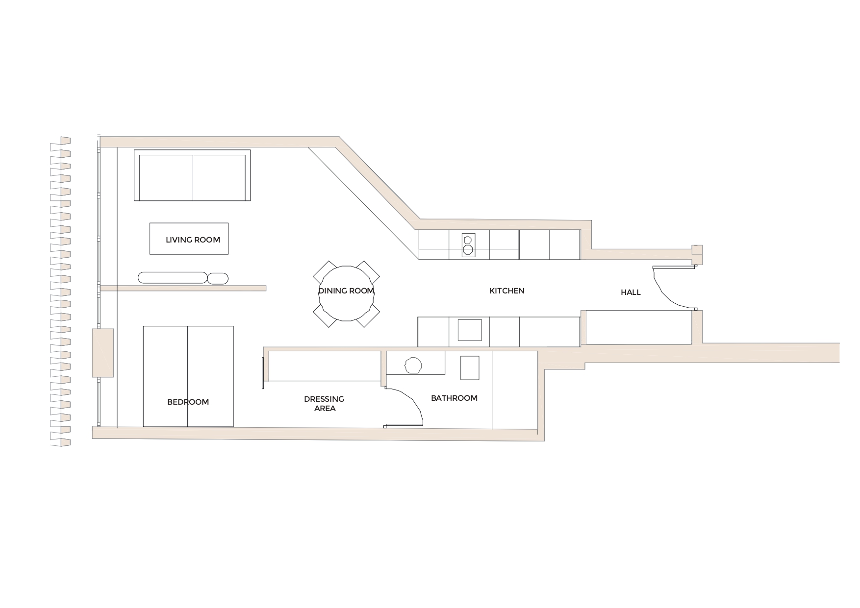 Plan of the apartment