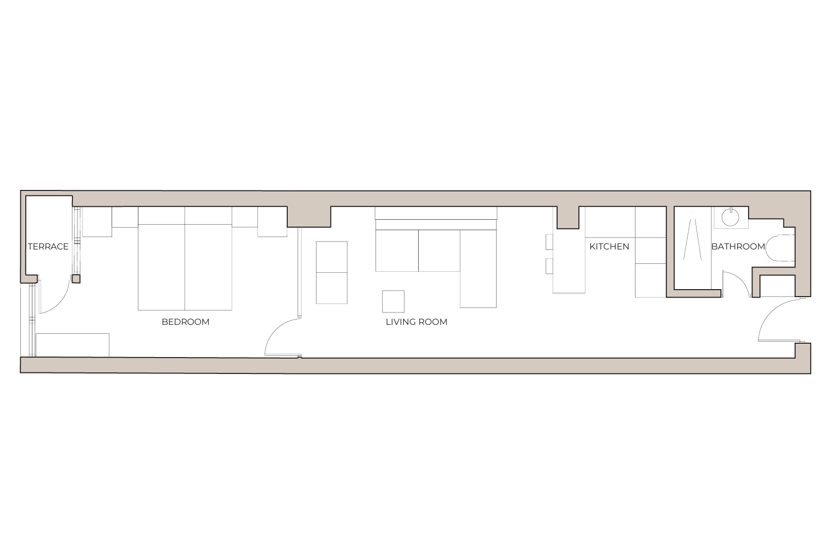 Plano del apartamento