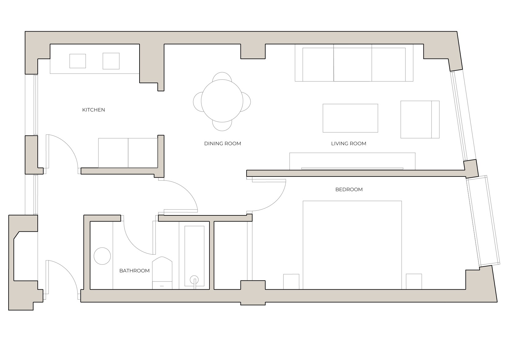 Plano del apartamento