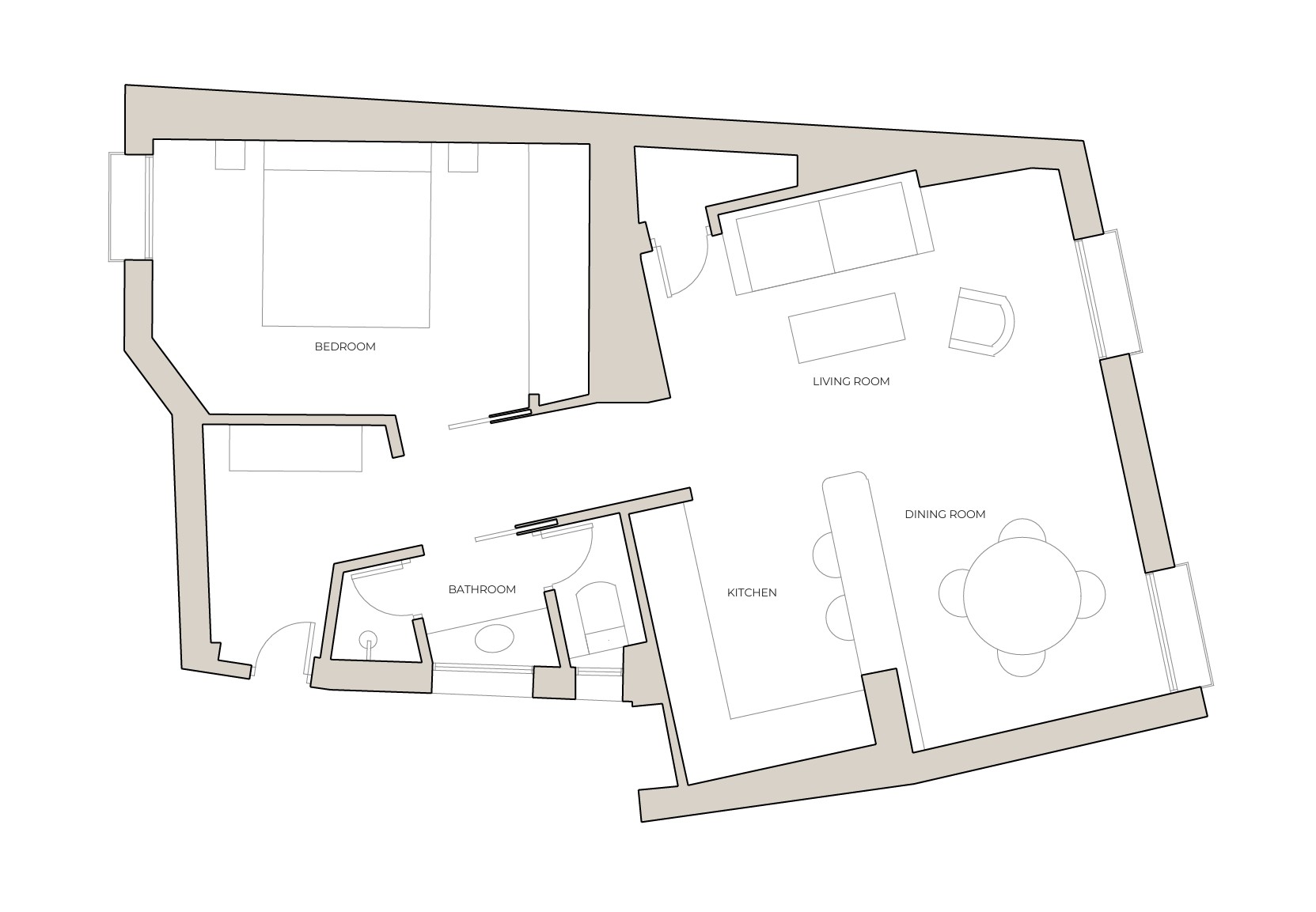 Plano del apartamento