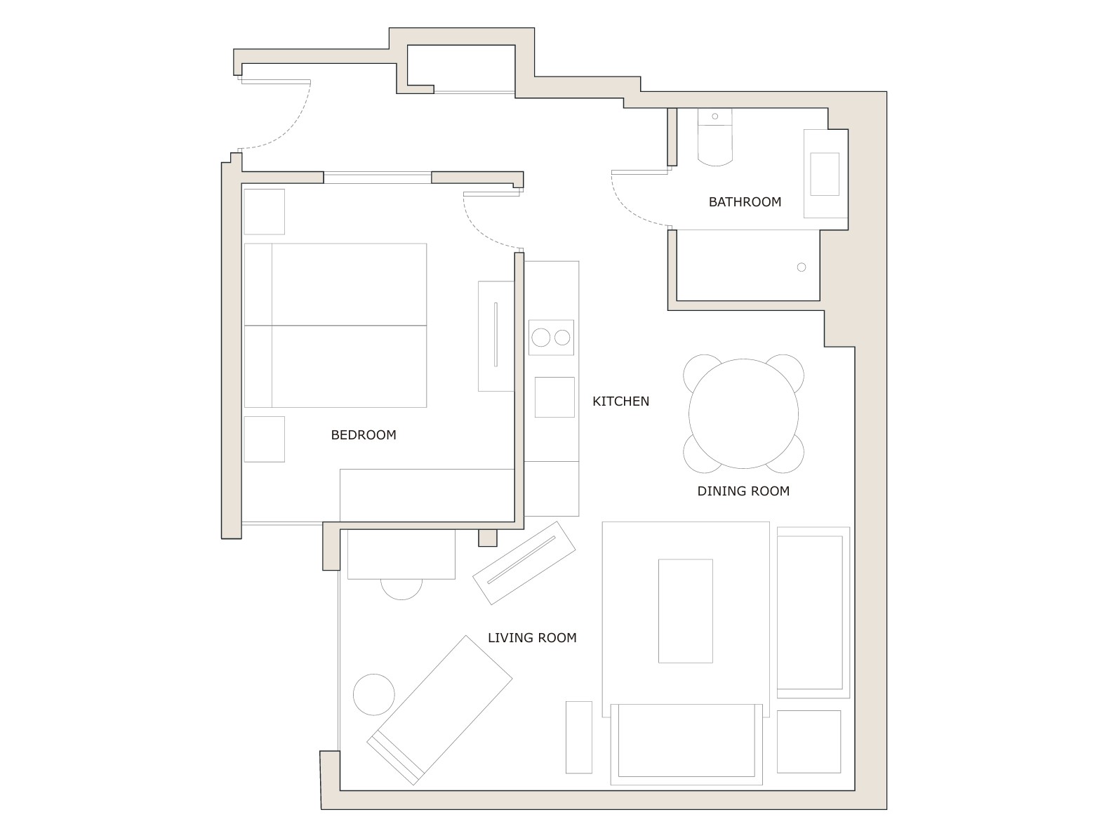 Plano del apartamento