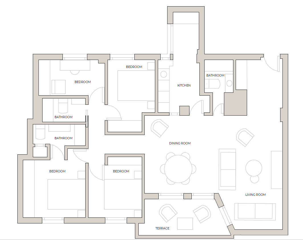 Plano del apartamento