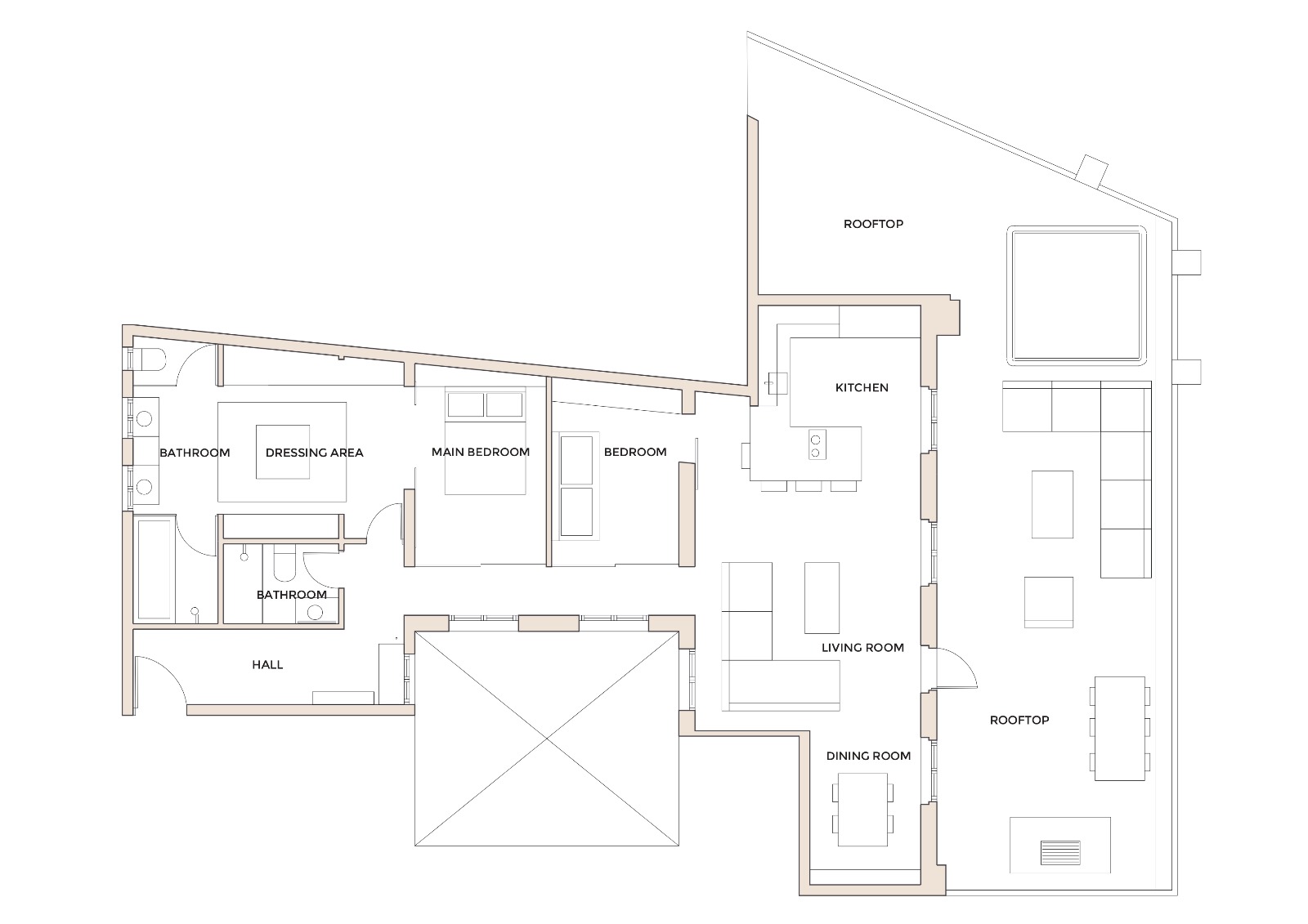 Plano del apartamento