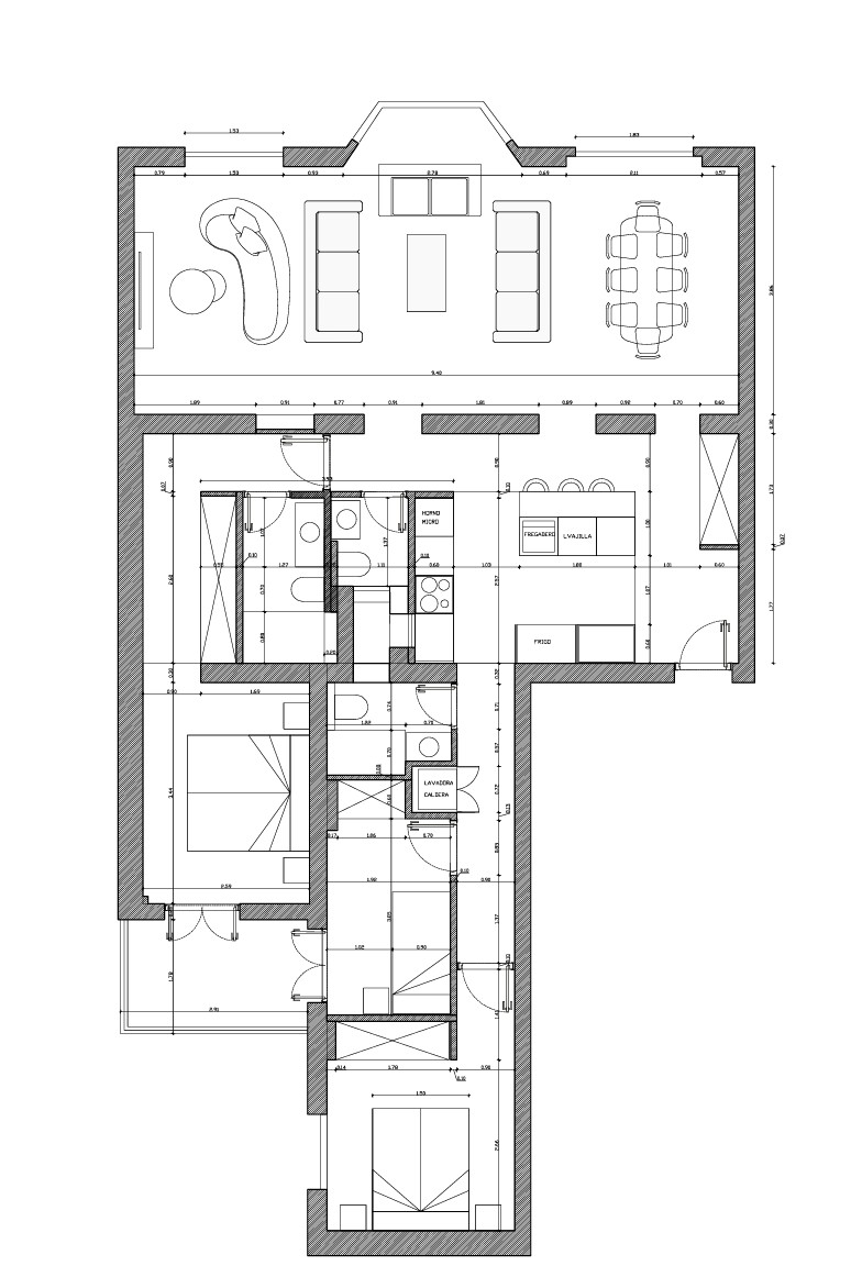 Plan of the apartment