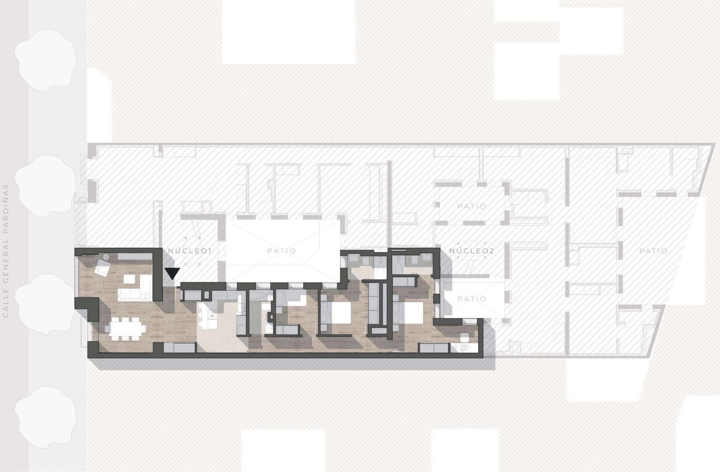 Plan of the apartment