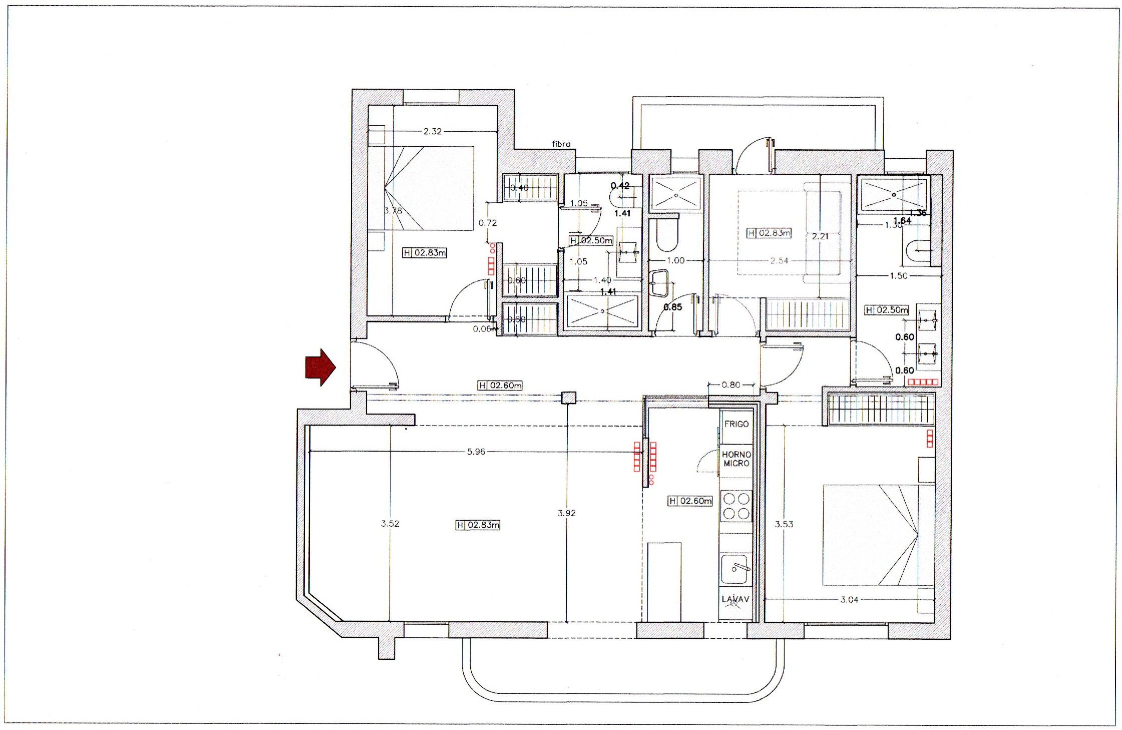 Plano del apartamento