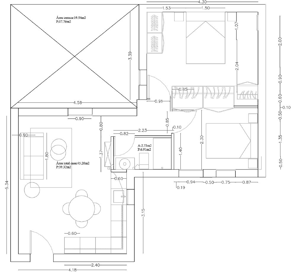 Plano del apartamento