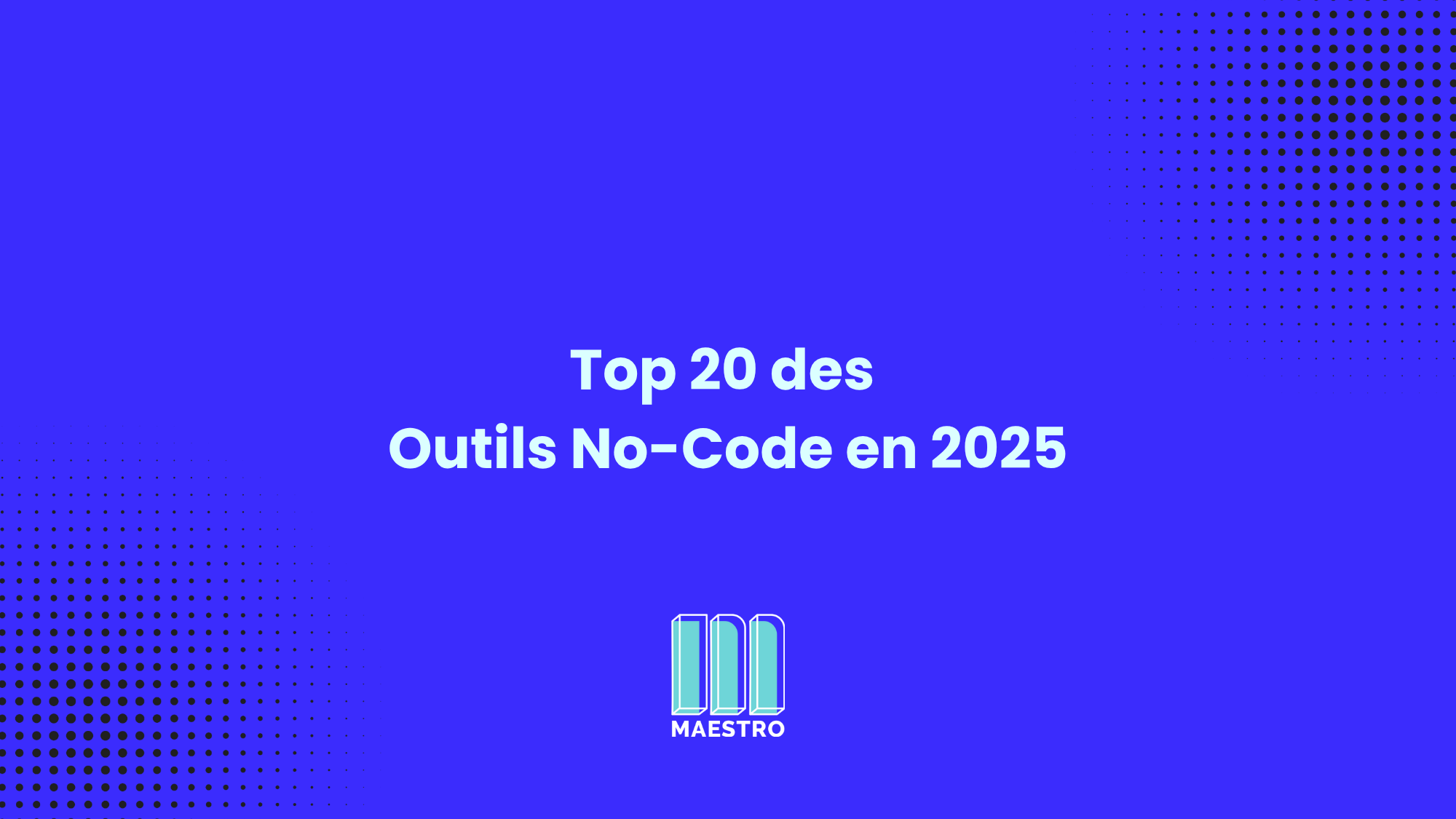 sélection d'outils no-code