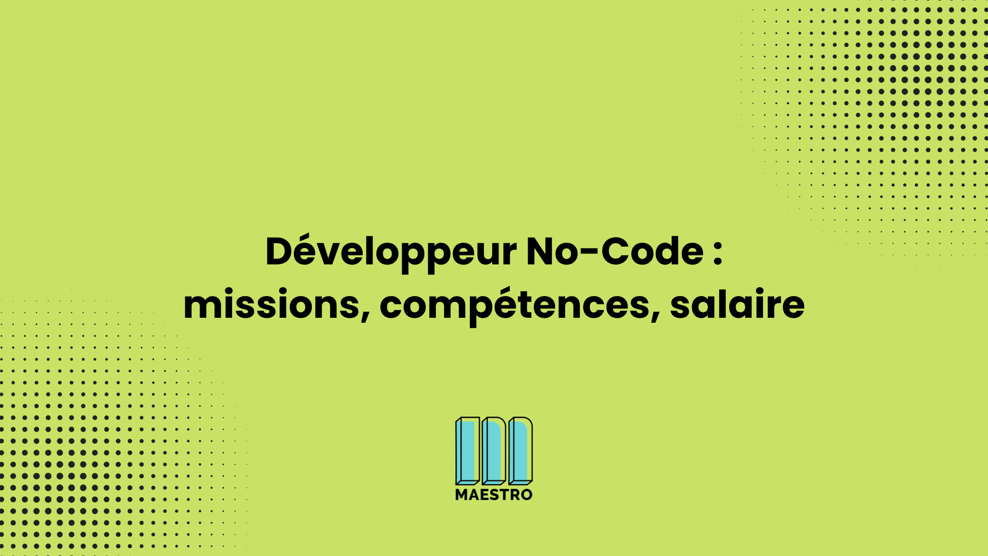 Développeur no-code entrain de travailler