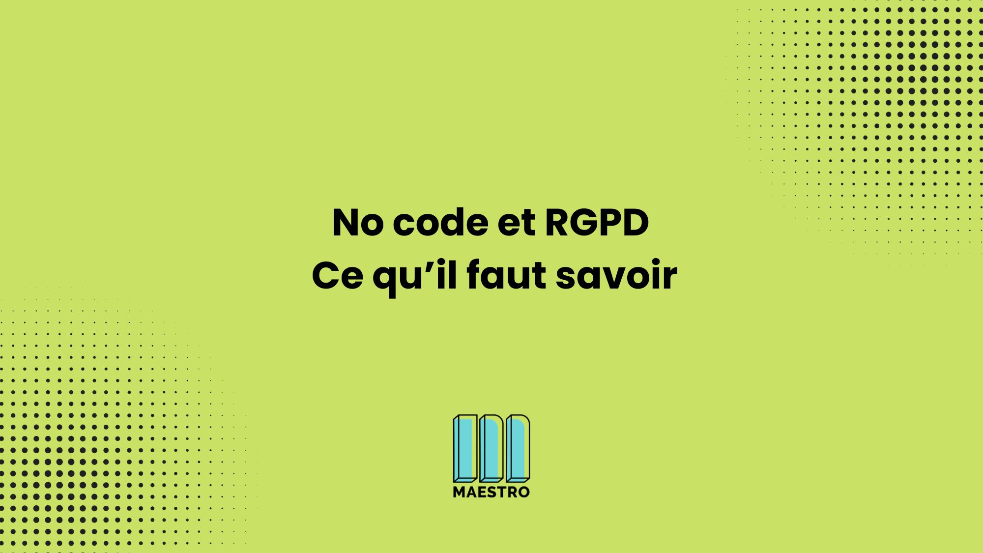 RGPD No code
