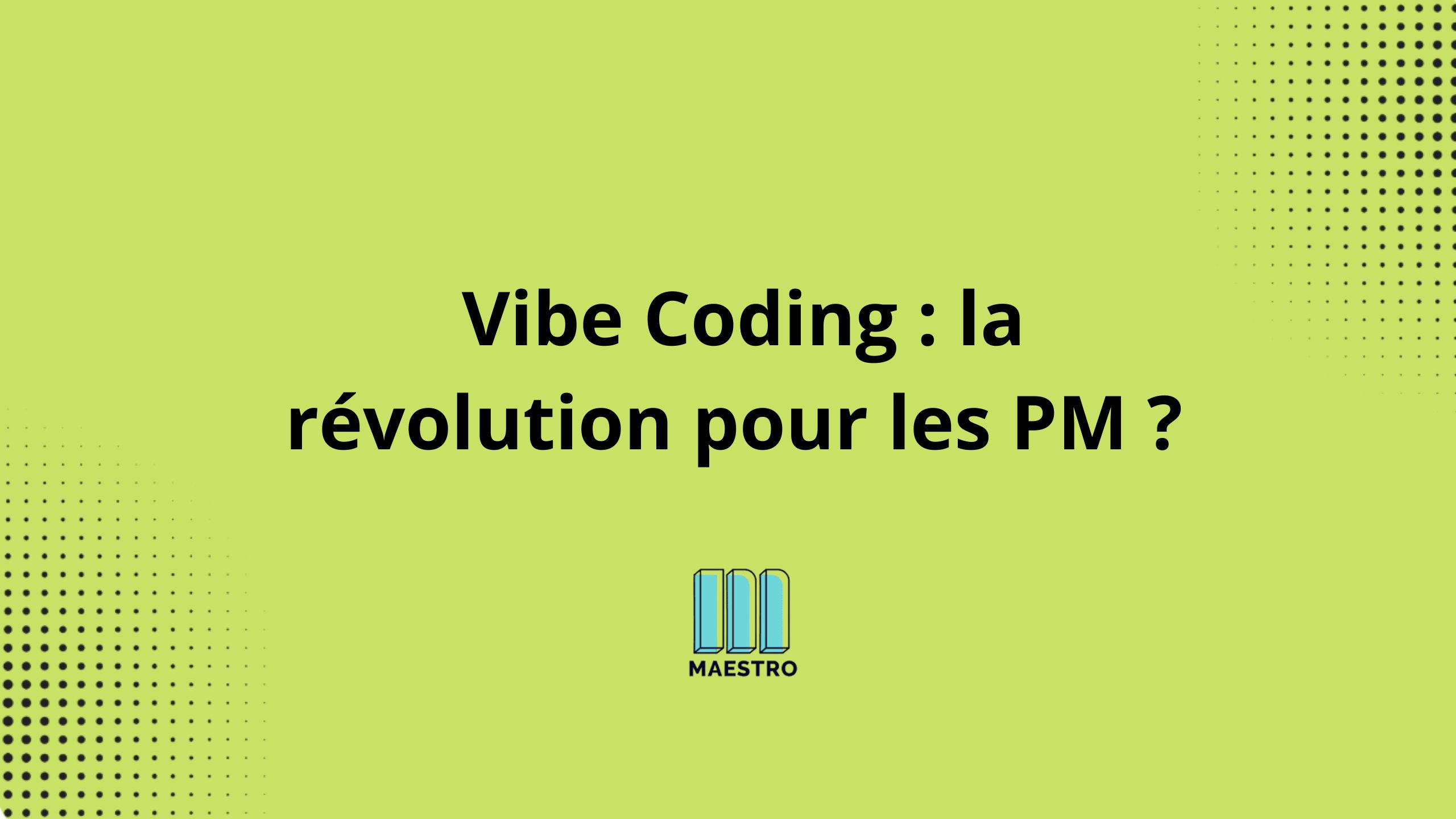 Vibe coding pour les PM