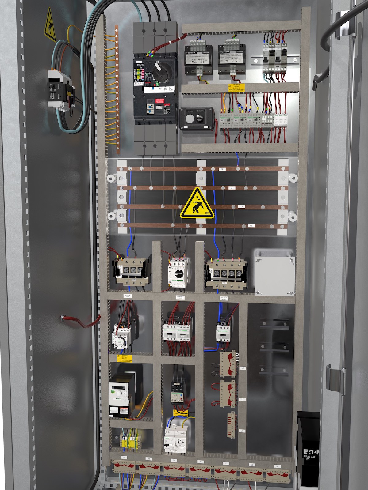 Armario eléctrico interactivo en realidad aumentada