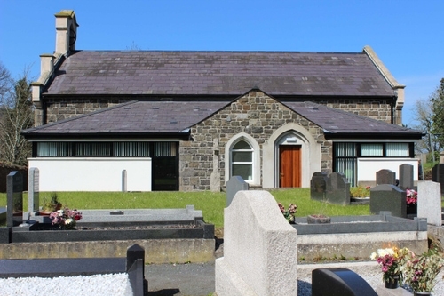 Main entrance to the extension using complimentary stone