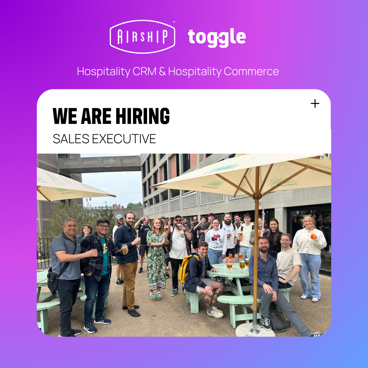 We're Hiring: Sales Executive