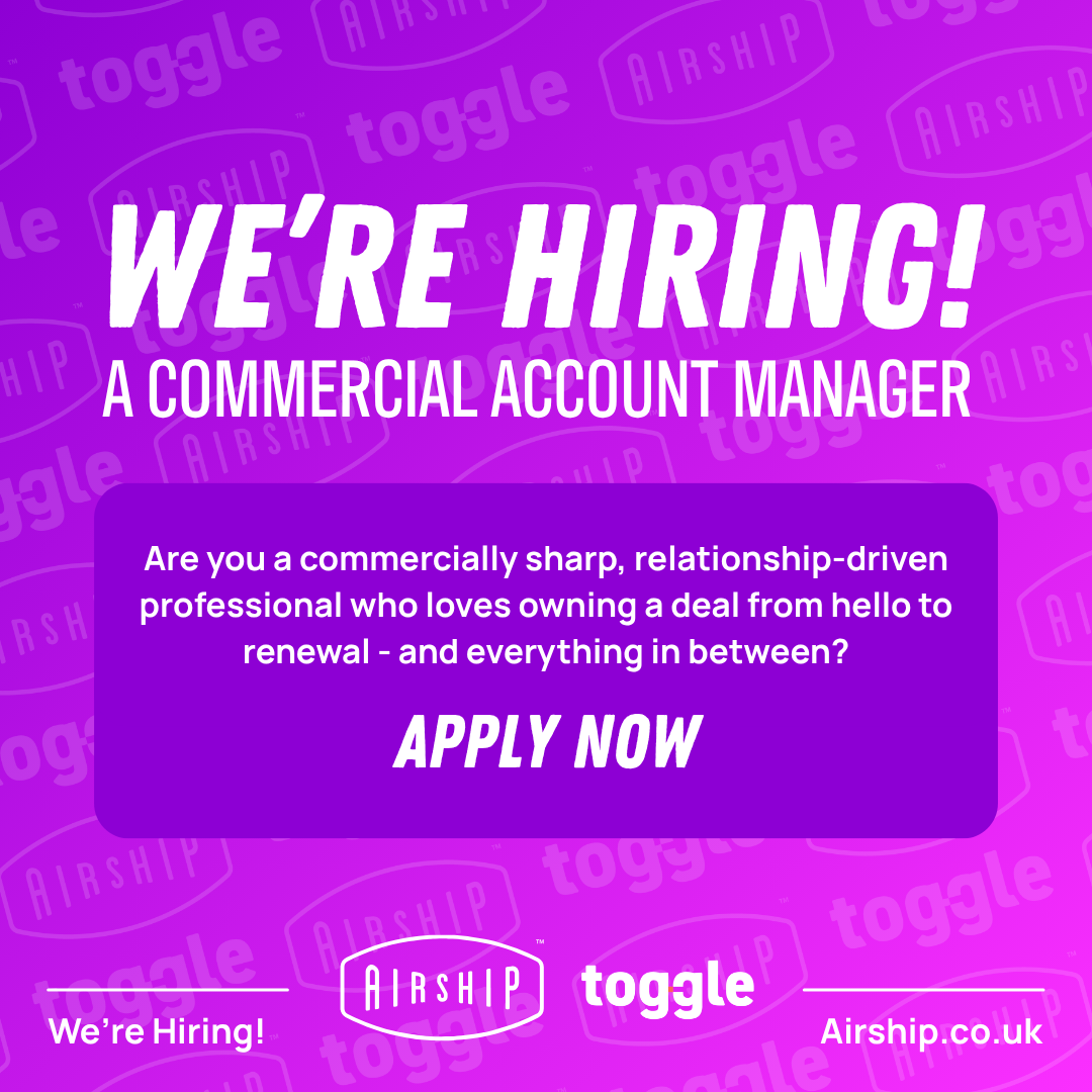 We're Hiring: Commercial Account Manager