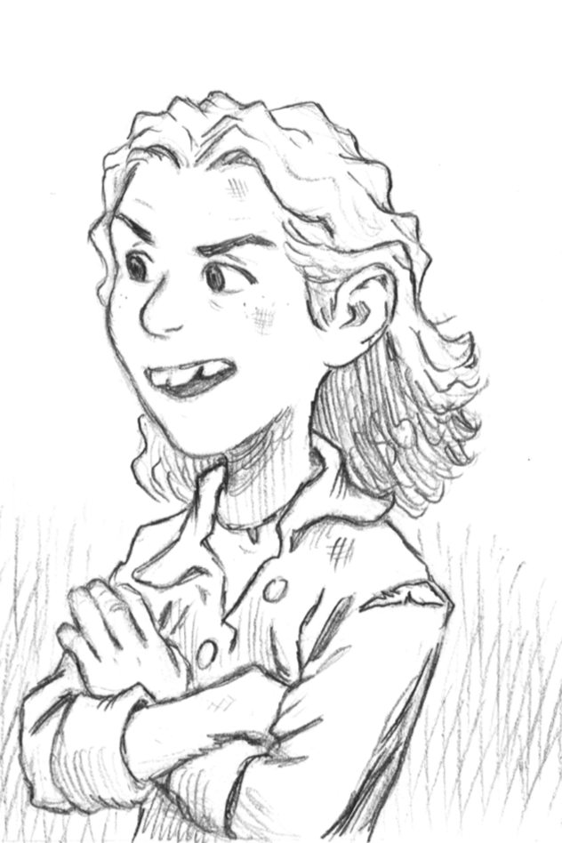 A cartoon drawing of a bully