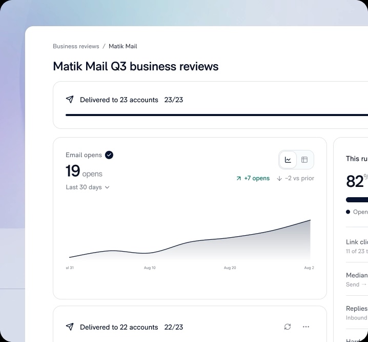 Matik Mail product preview
