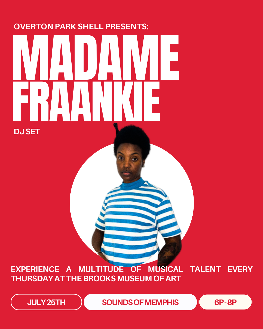 Sounds of Memphis: MadameFraankie presented by Overton Park Shell