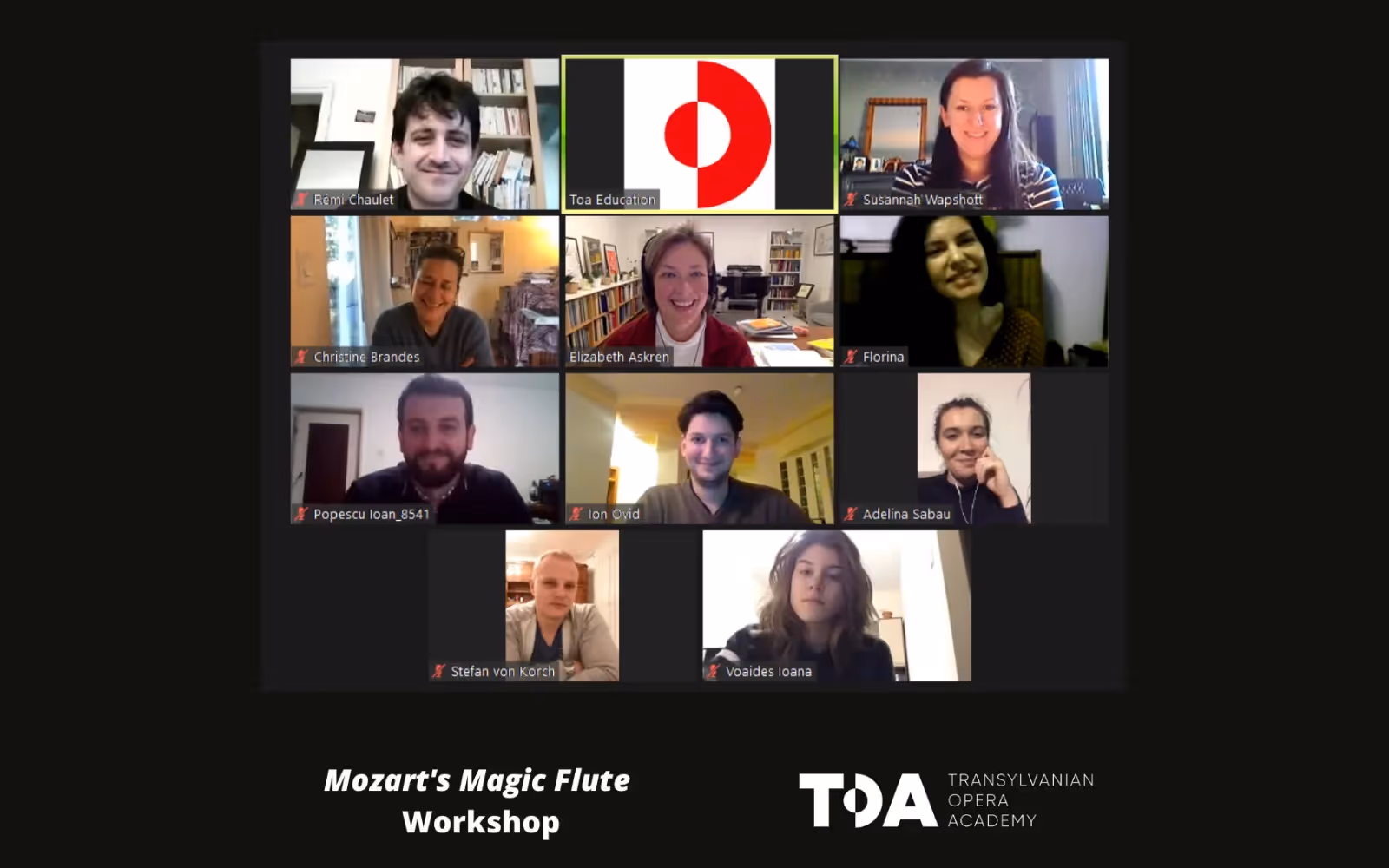 THE MAGIC FLUTE Online Opera Workshop