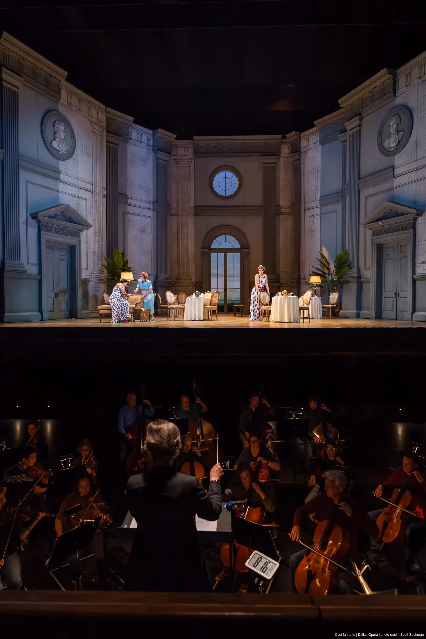 Cosi fan tutte Dallas Opera. Photo credit Scott Suchman