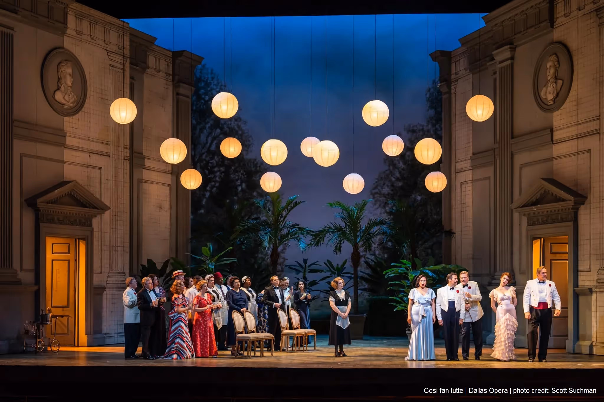 Cosi fan tutte Dallas Opera. Photo credit Scott Suchman