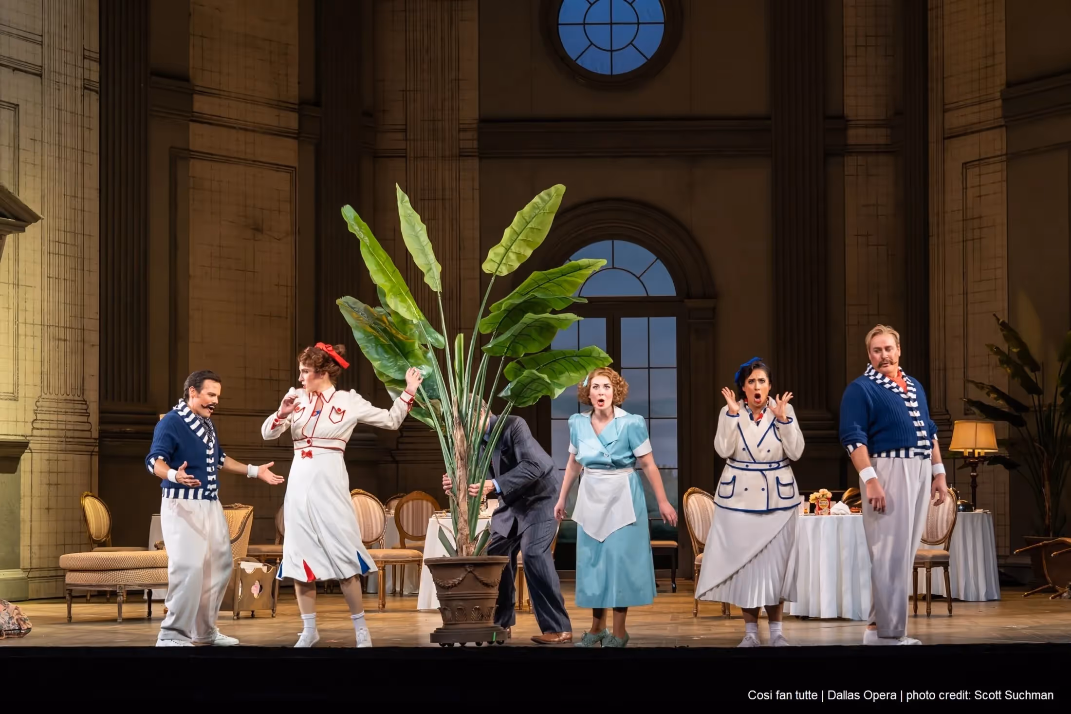 Cosi fan tutte Dallas Opera. Photo credit Scott Suchman