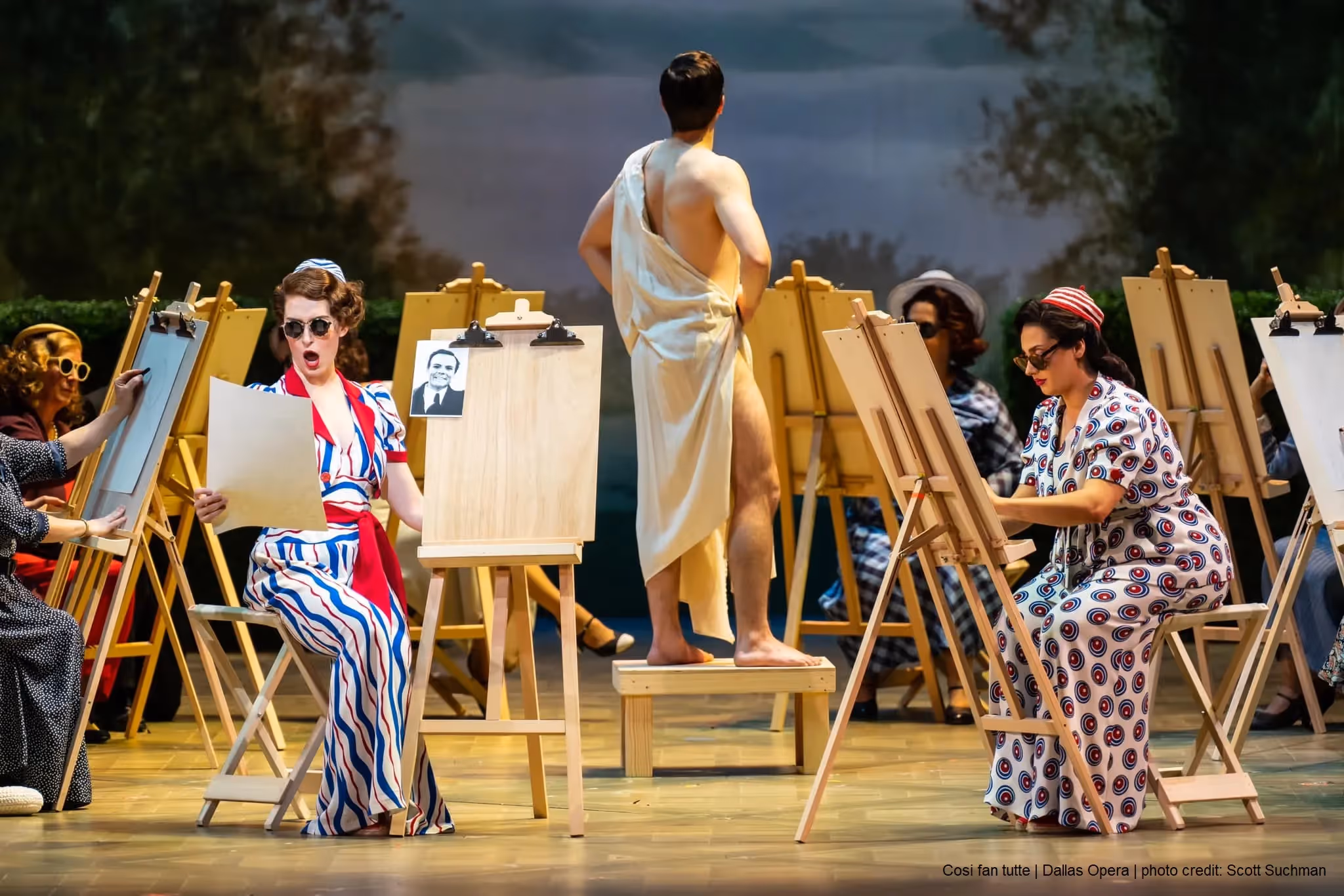Cosi fan tutte Dallas Opera. Photo credit Scott Suchman