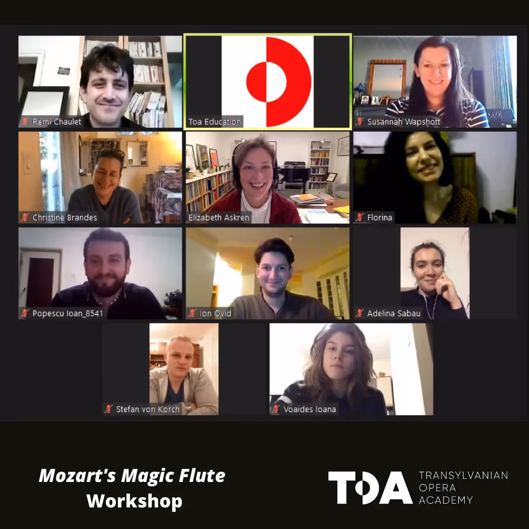 Mozart's Magic Flute opera workshop