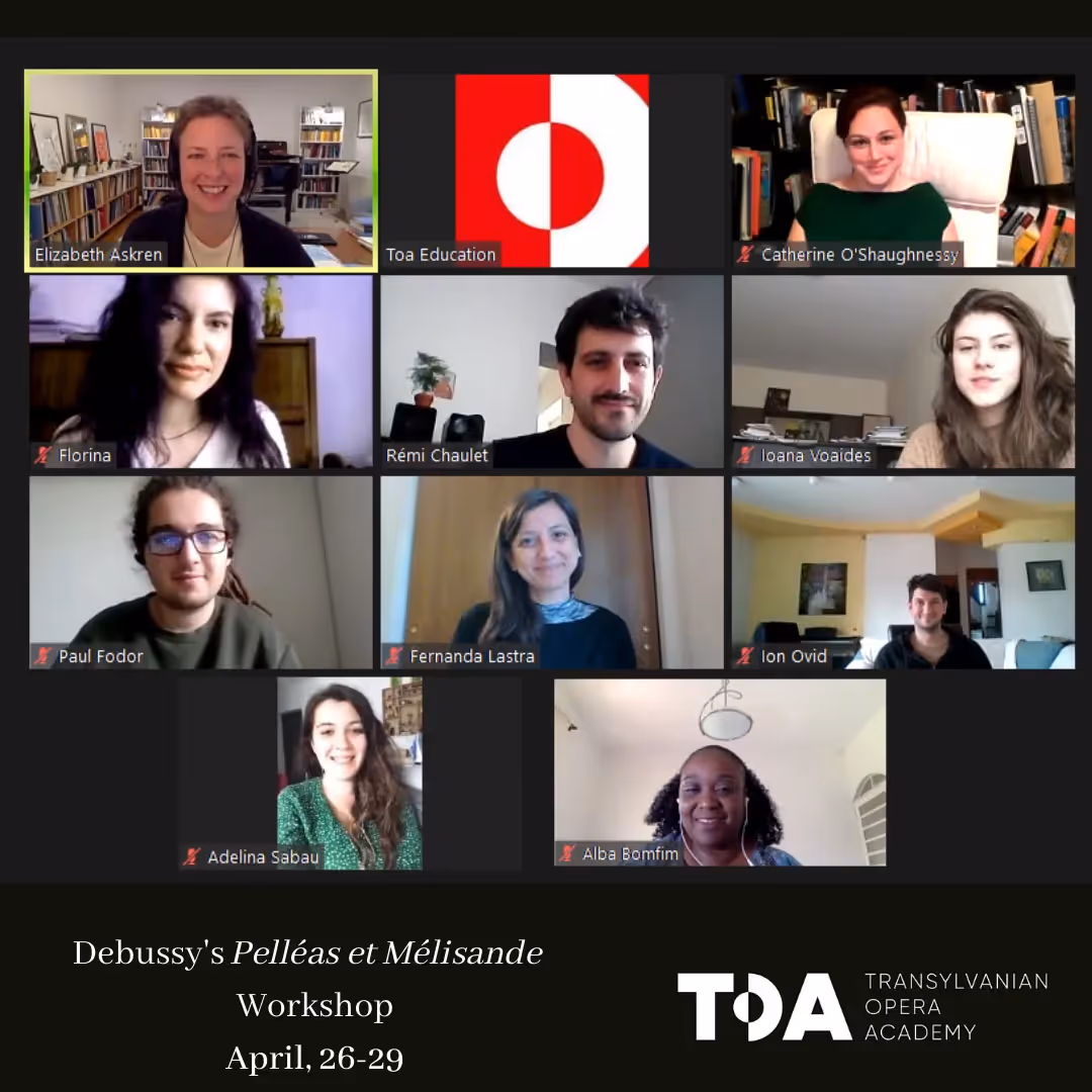 Pelléas et Mélisande online opera workshop