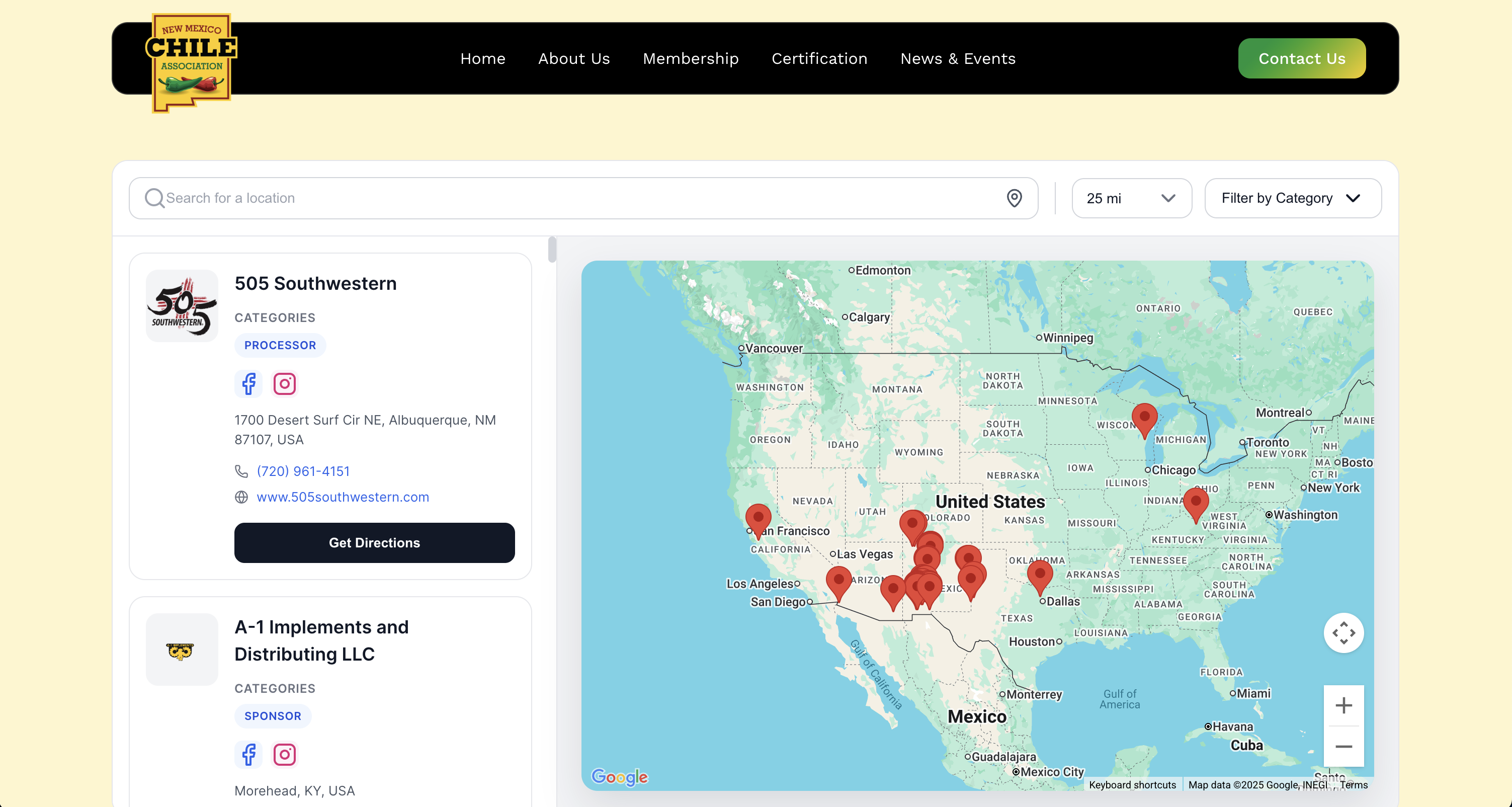 New Mexico Chile Association Website