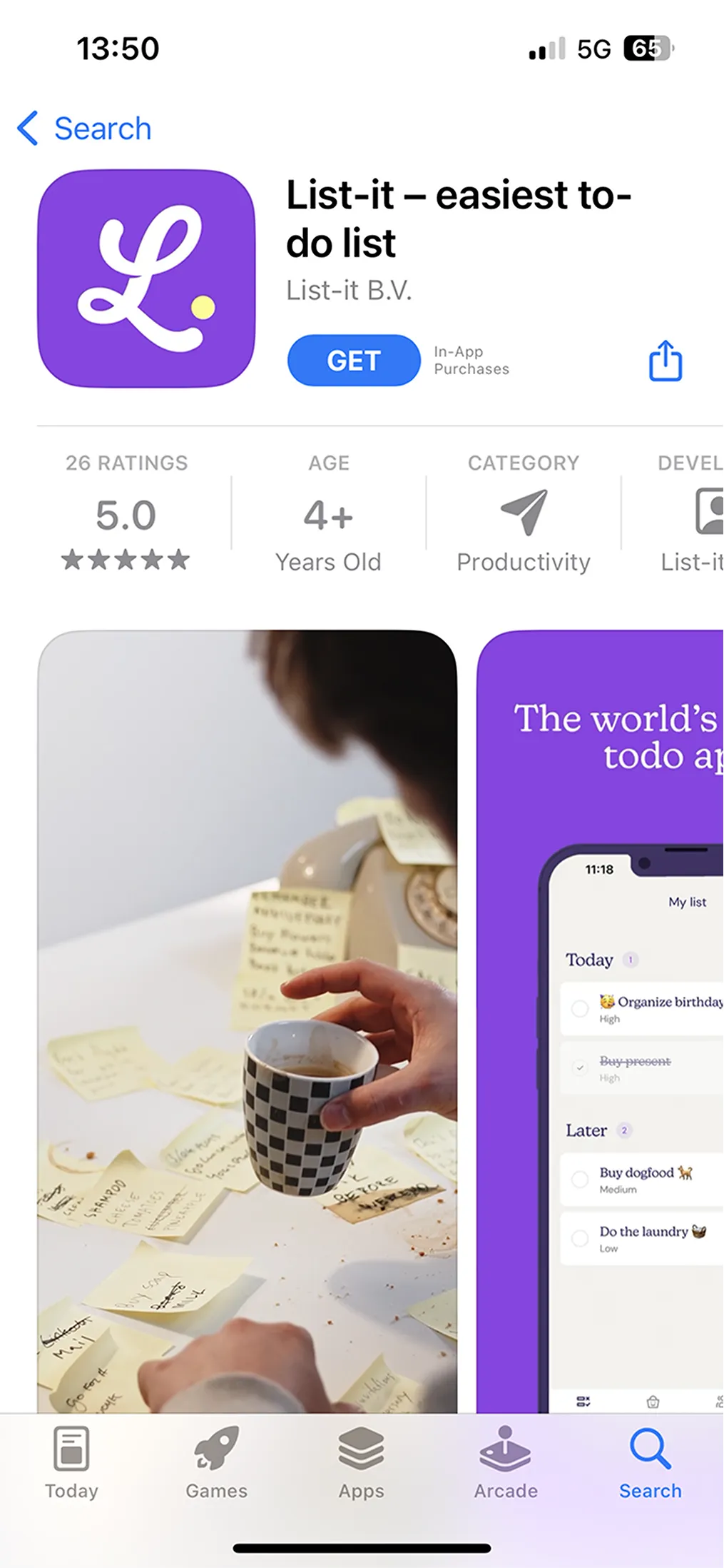 list-it app store optimalisatie