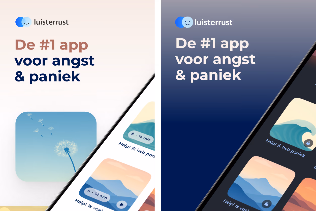 A/B test app previews Luisterrust