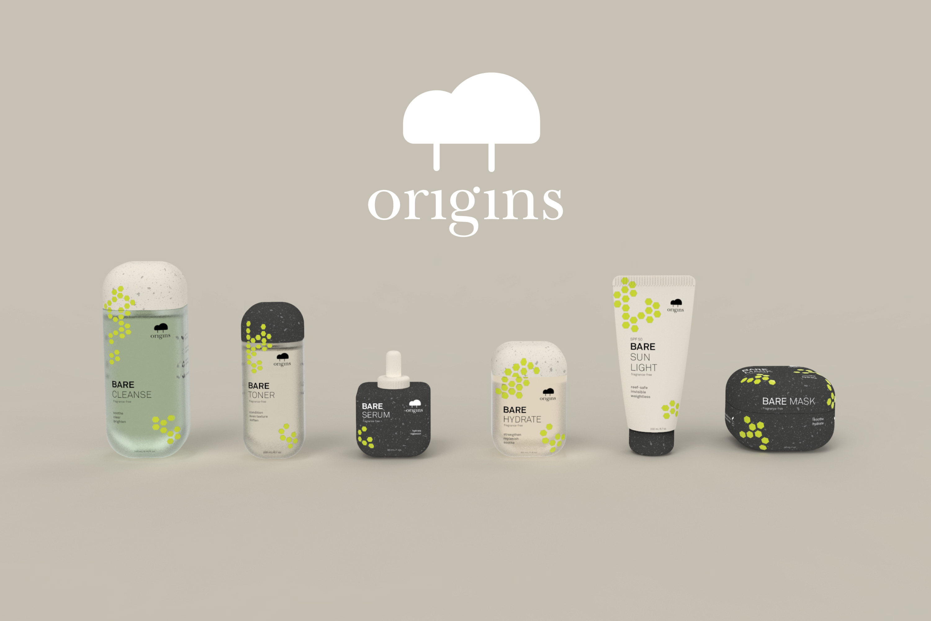 Origins: Bare Skin project 3D mockup