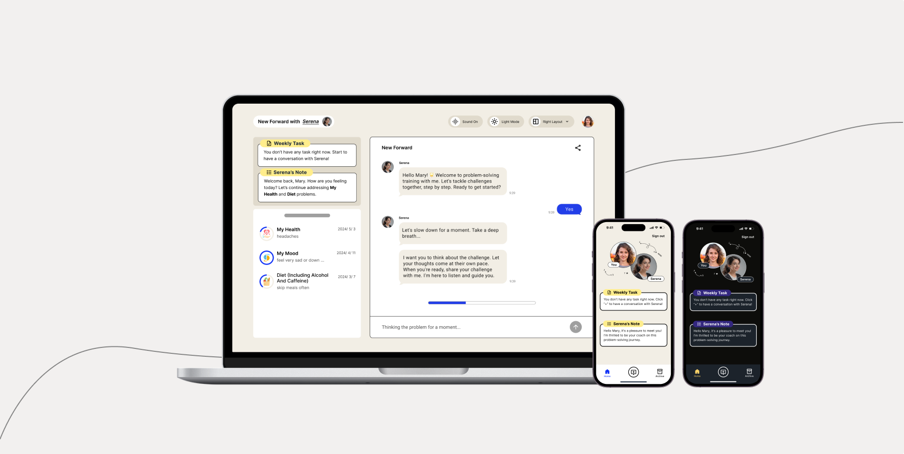The screenshots of the steps app to show how people could interact in this chatapp. 