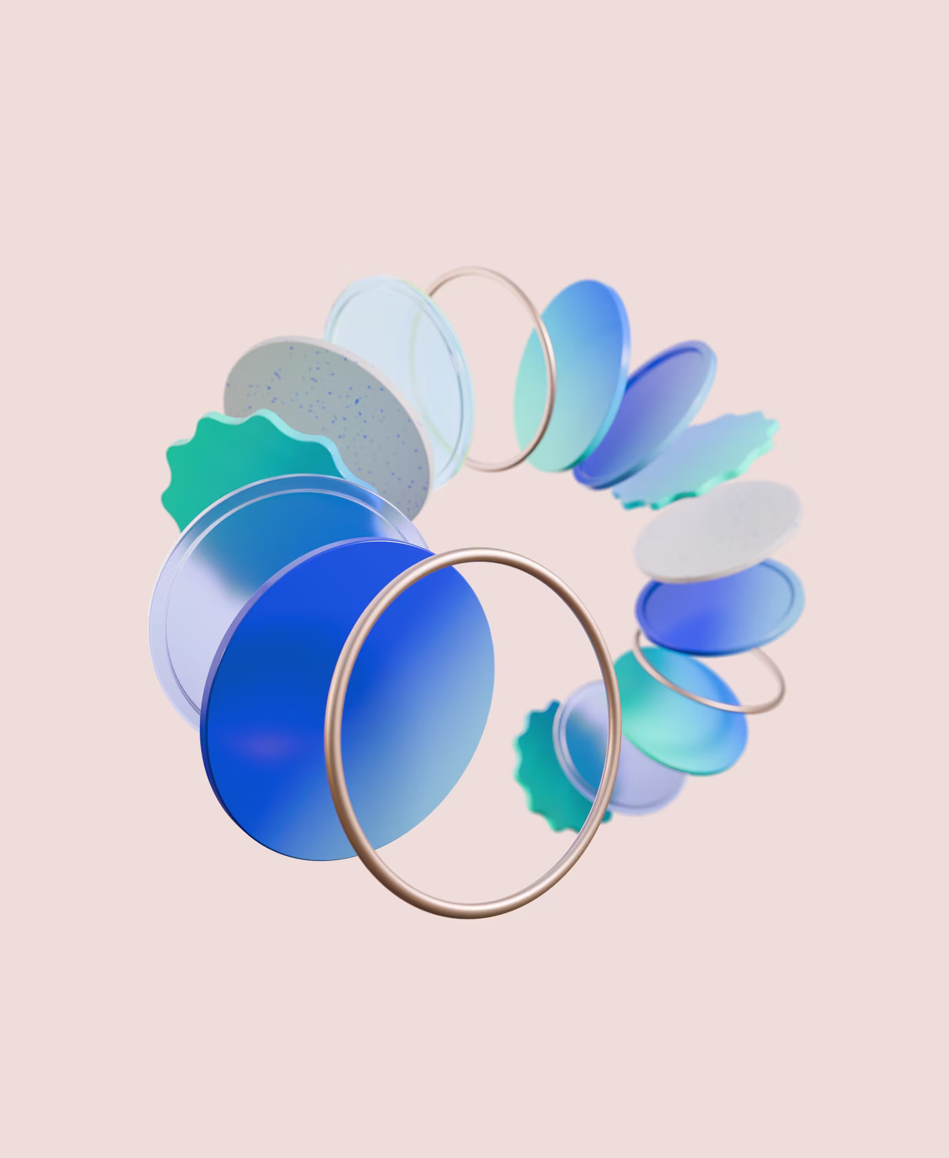 3D glowing orb radiating light within a dark circular frame, visualizing digital clarity and focus — illustration from Orakle website